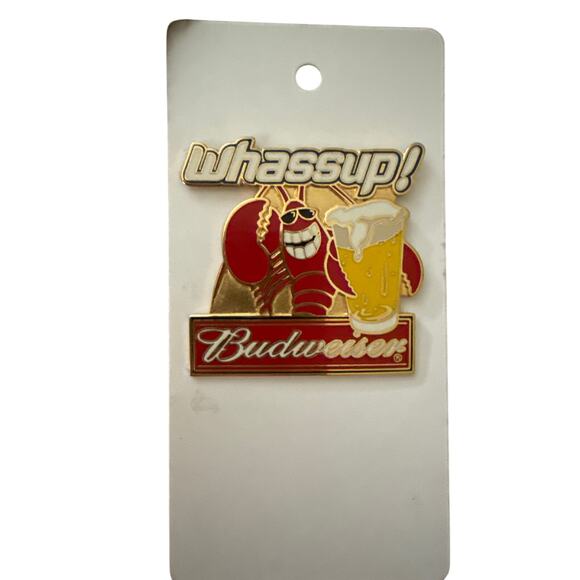 Budweiser Whassup! Lobster Pin - Picture 1 of 2